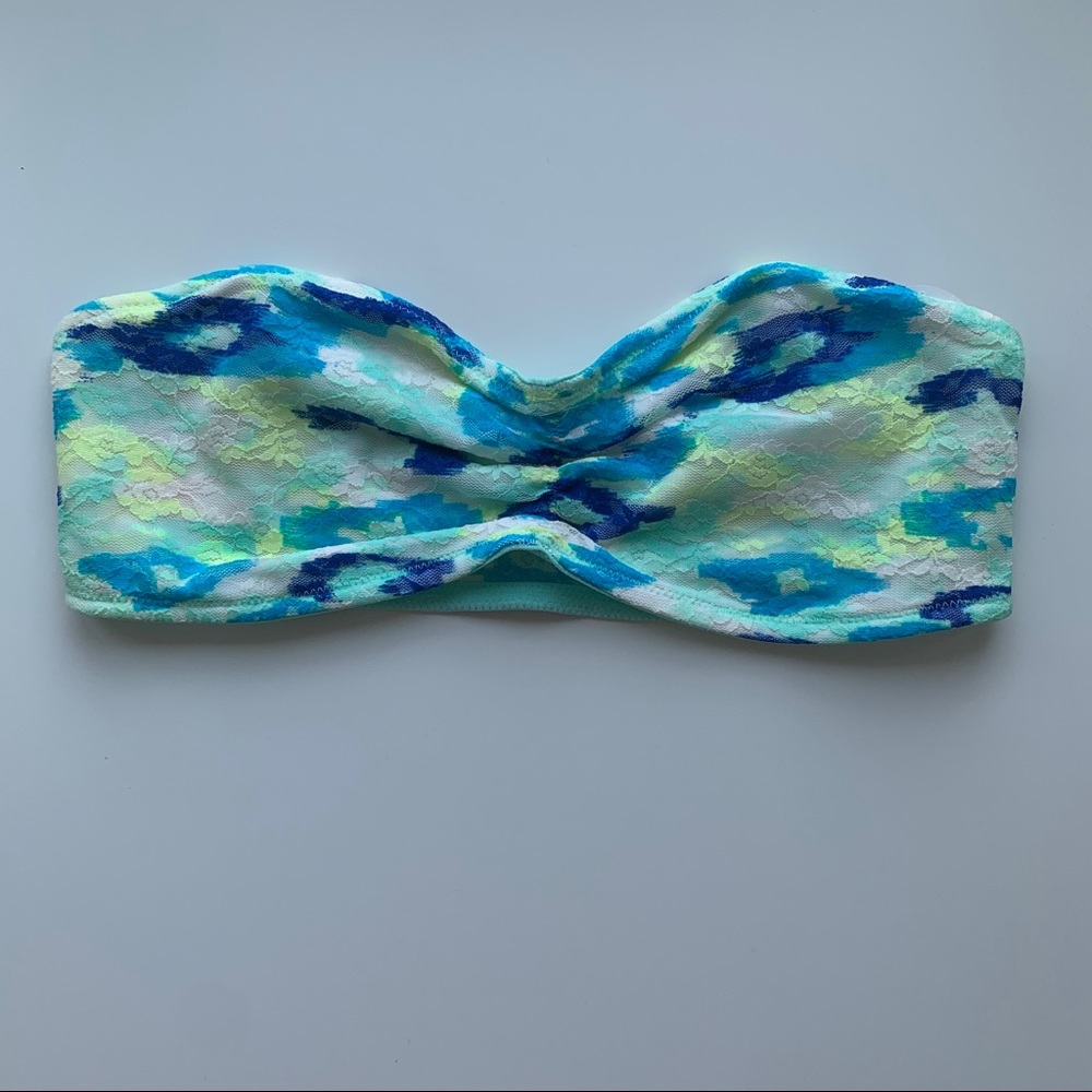 NEW Pink Victoria’s Secret Multicolor Lace Bandeau